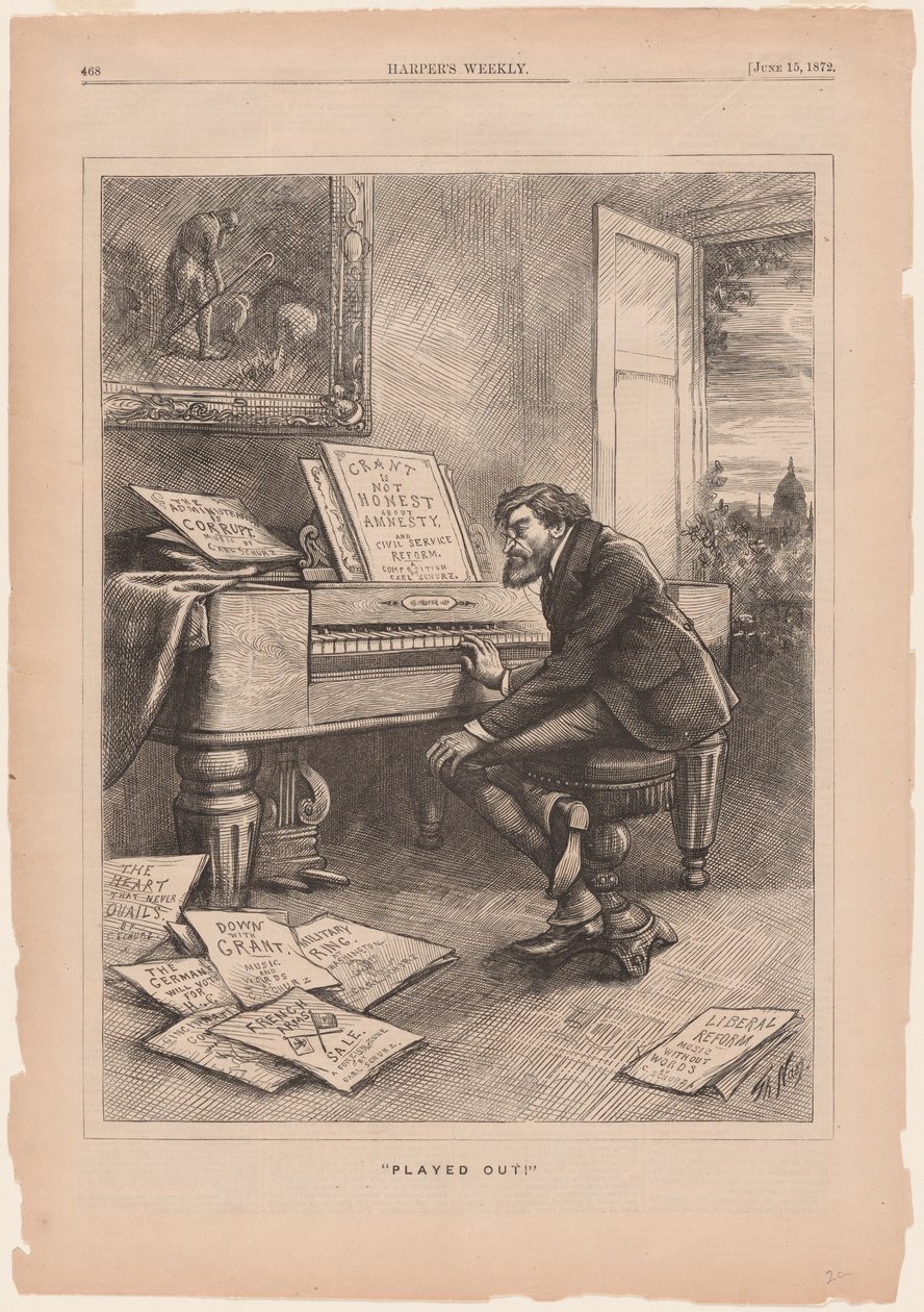 Uitgespeeld door Thomas Nast