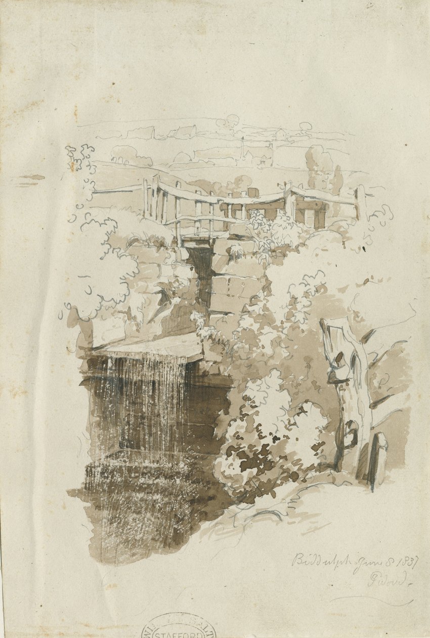Biddulph - landelijk uitzicht door Thomas Peploe Wood