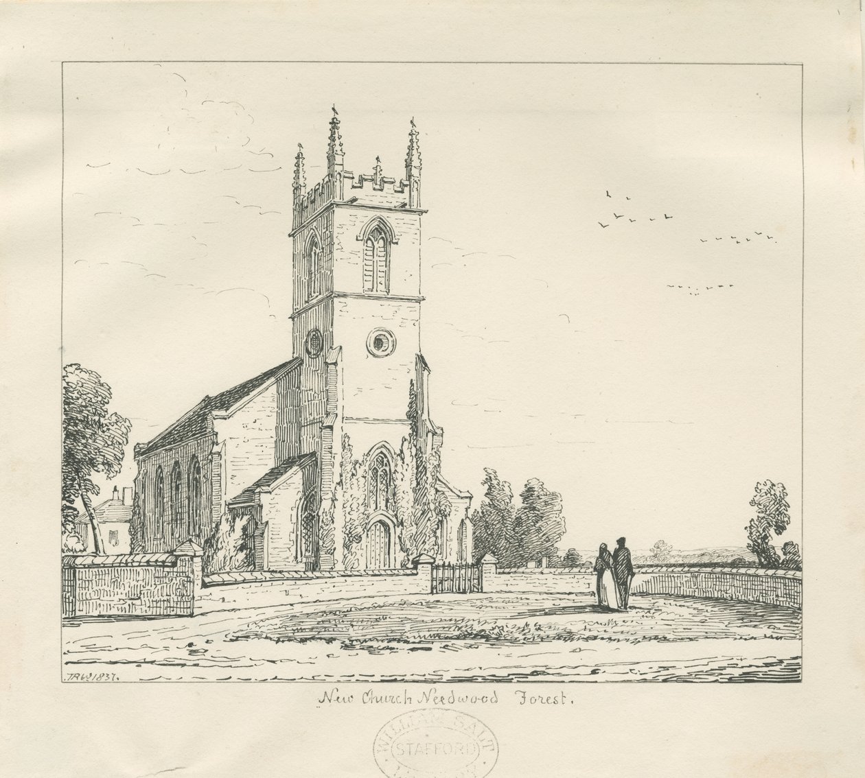 Needwood - "Nieuwe Kerk" door Thomas Peploe Wood