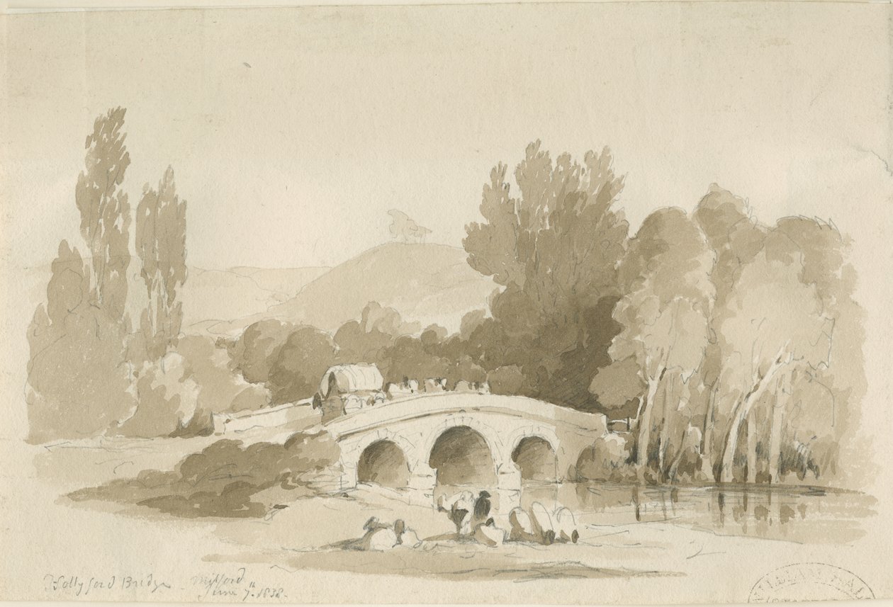 Hollyford Bridge, Milford door Thomas Peploe Wood