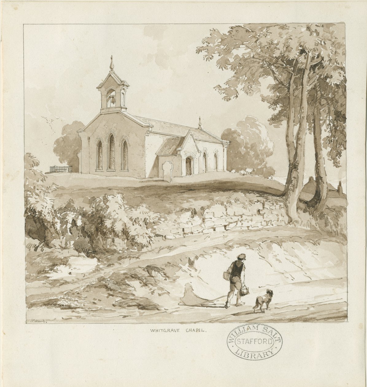 Stafford - Whitgreave Kapel door Thomas Peploe Wood