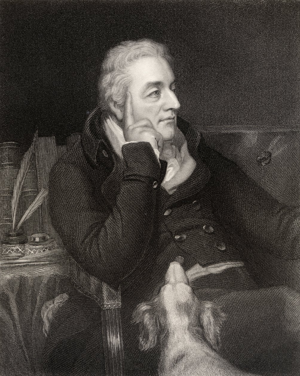 George Wyndham, 3e graaf van Egremont, gegraveerd door H.R. Cook (fl.1813-1847), uit 
