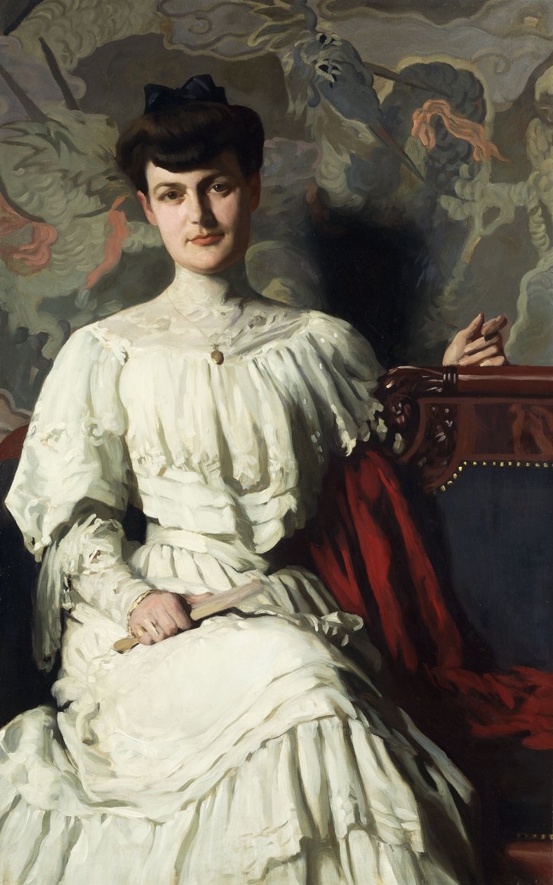 Portret van Marthe Hientz, ca. 1906 door Thomas Pollock Anschutz