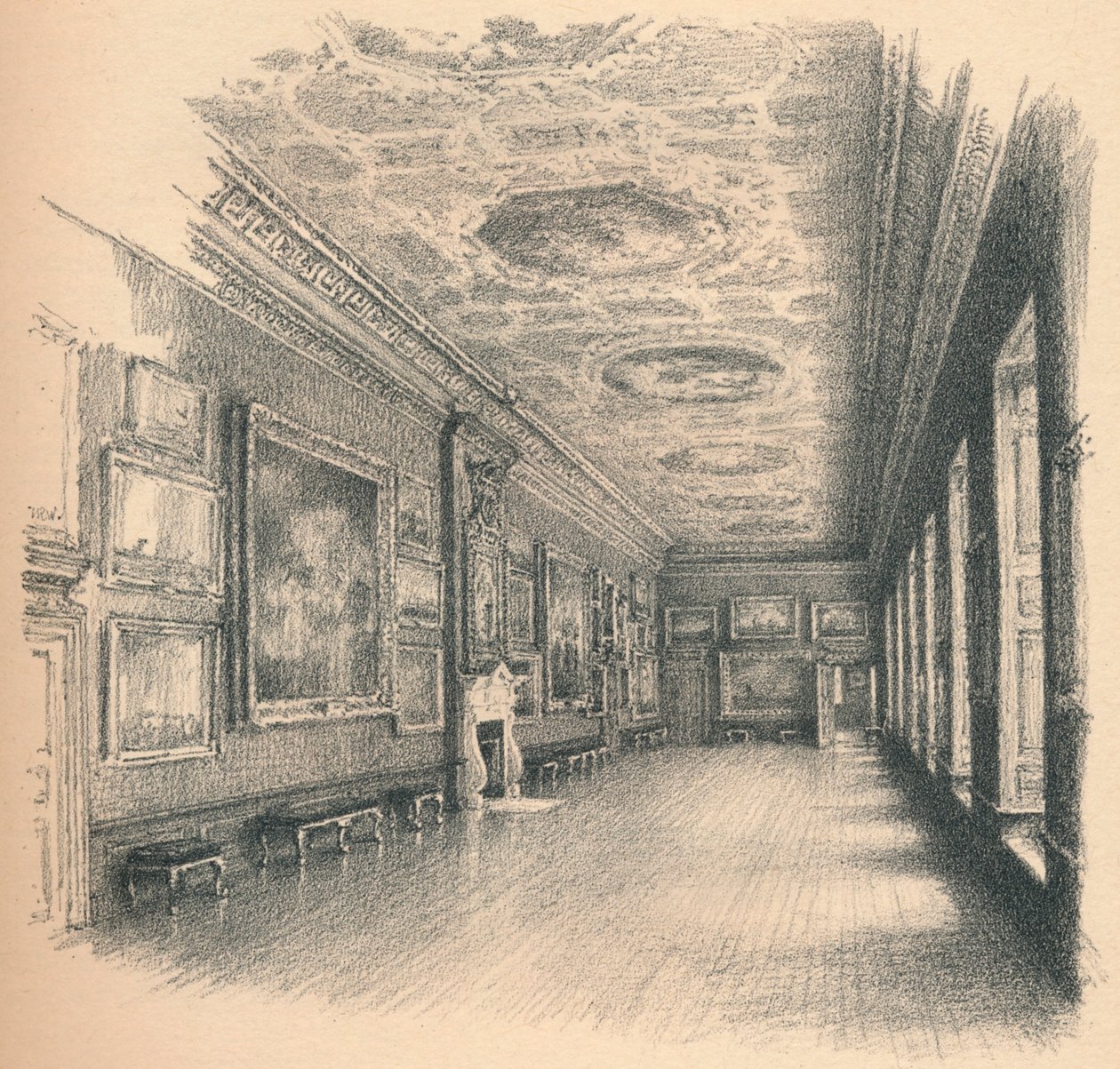 De Koningsgalerij, Kensington Palace door Thomas Robert Way