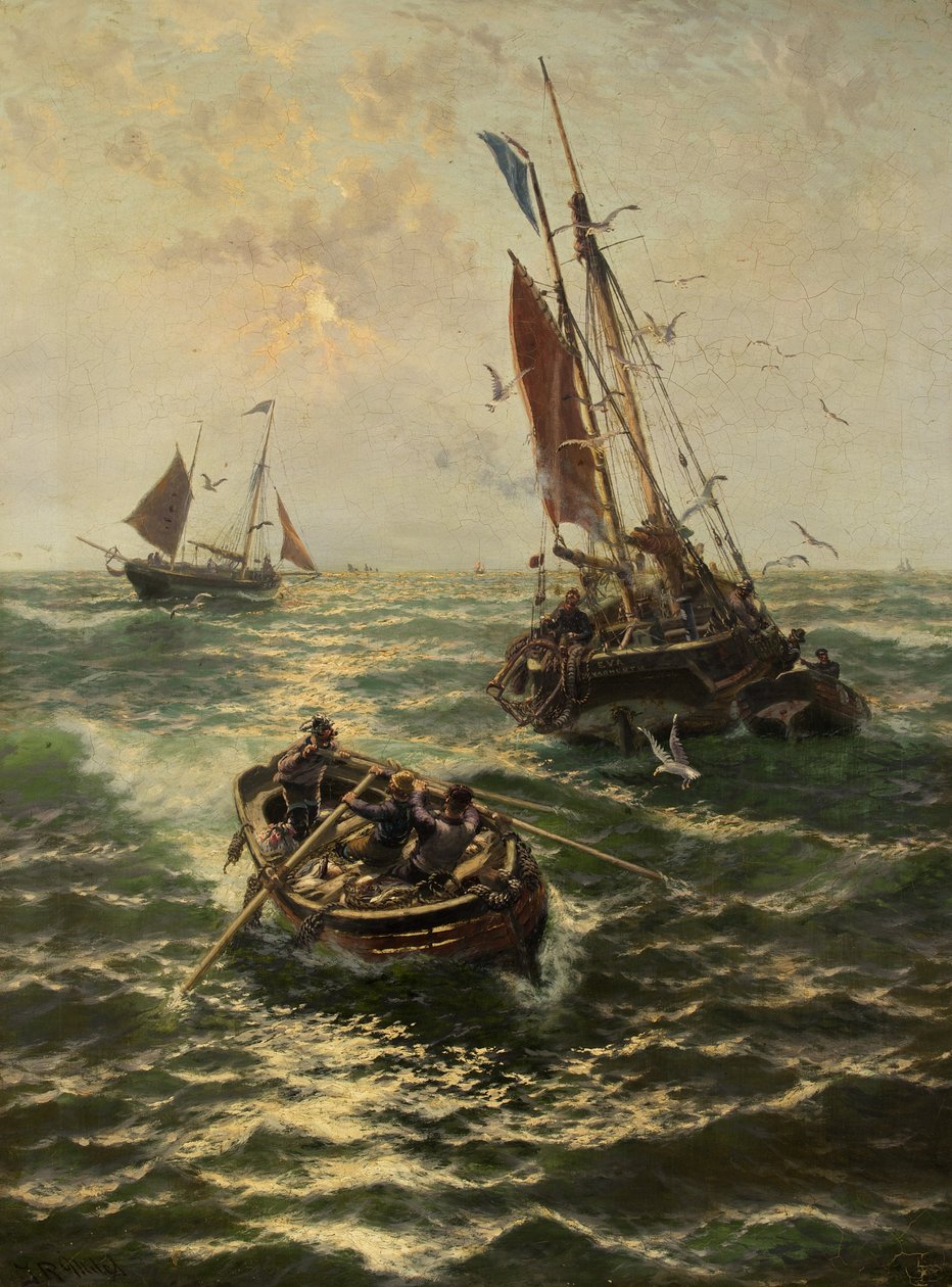 De Vangst Aan Land Brengen door Thomas Rose Miles