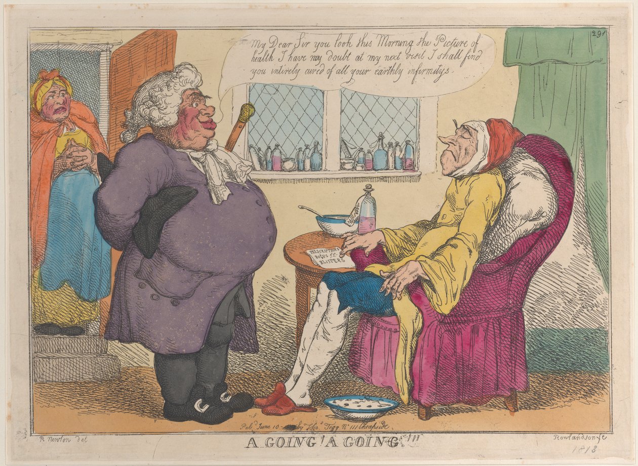 Een Gaan! Een Gaan!!!, [1809], heruitgegeven 1813 door Thomas Rowlandson