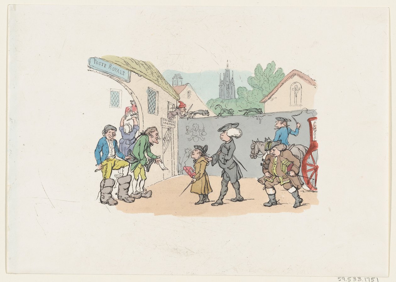 Een Reis naar Buitenlandse Delen, 1807 door Thomas Rowlandson