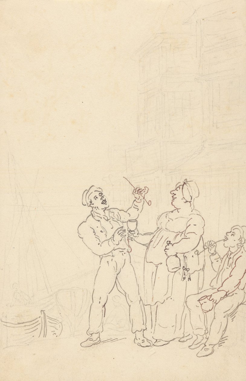 Albumtekening door Thomas Rowlandson