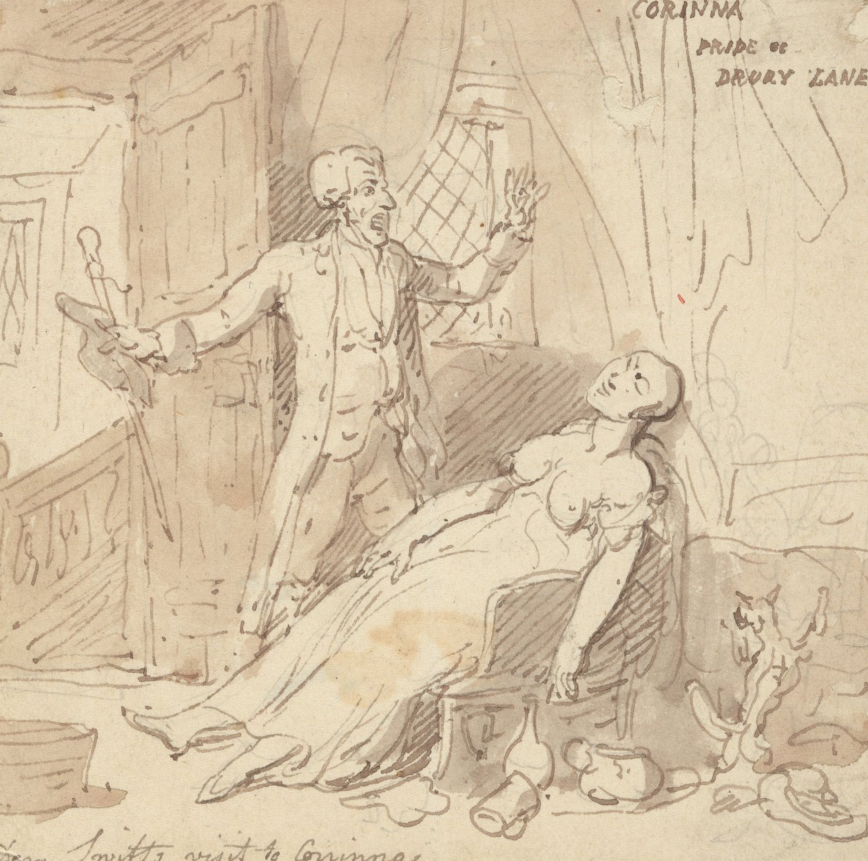 Albumtekening door Thomas Rowlandson