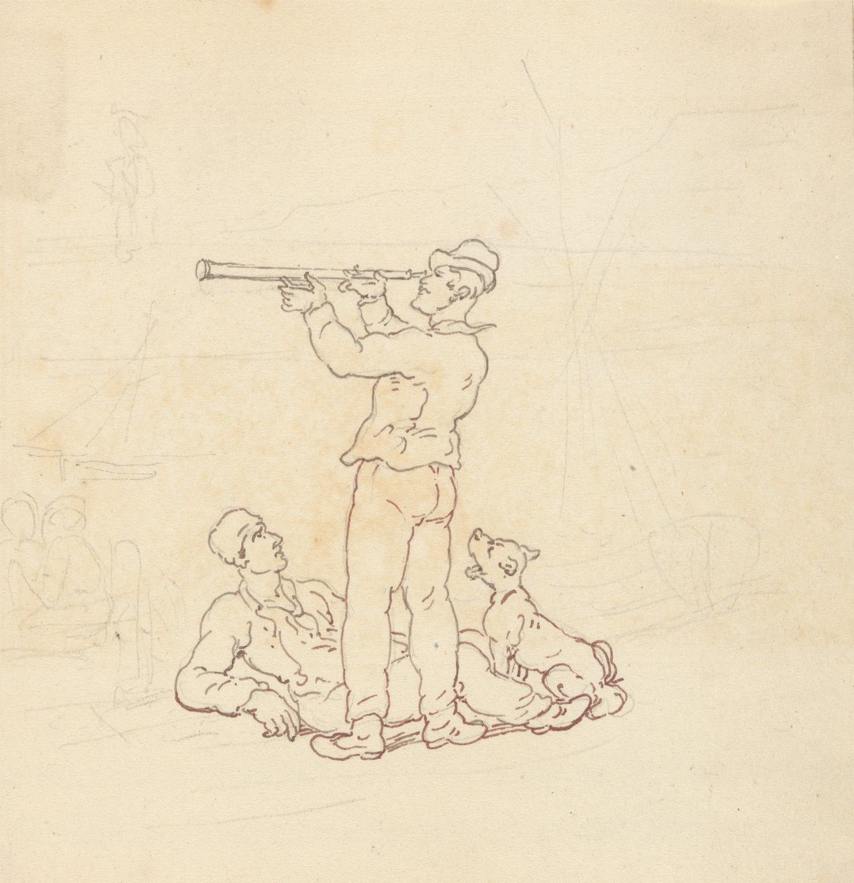 Albumtekening door Thomas Rowlandson