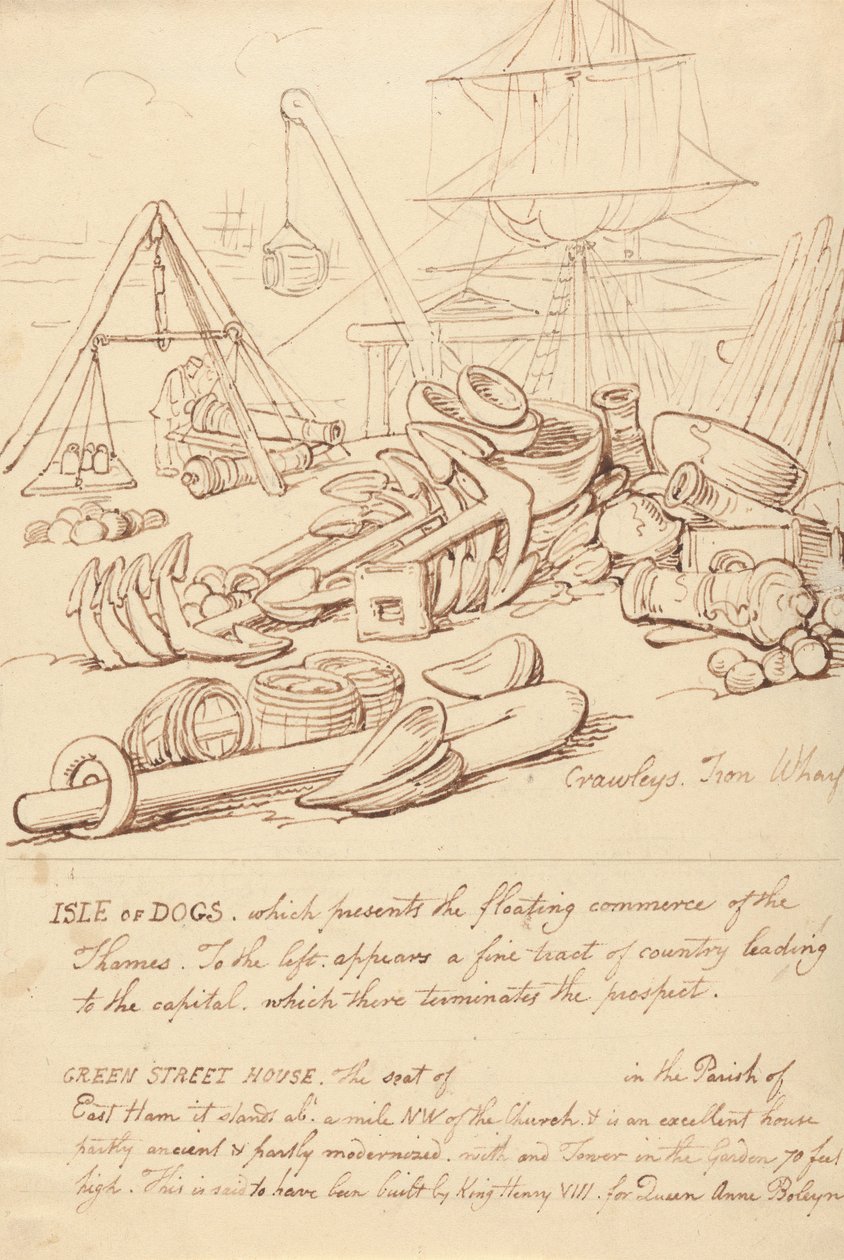 Albumtekening door Thomas Rowlandson
