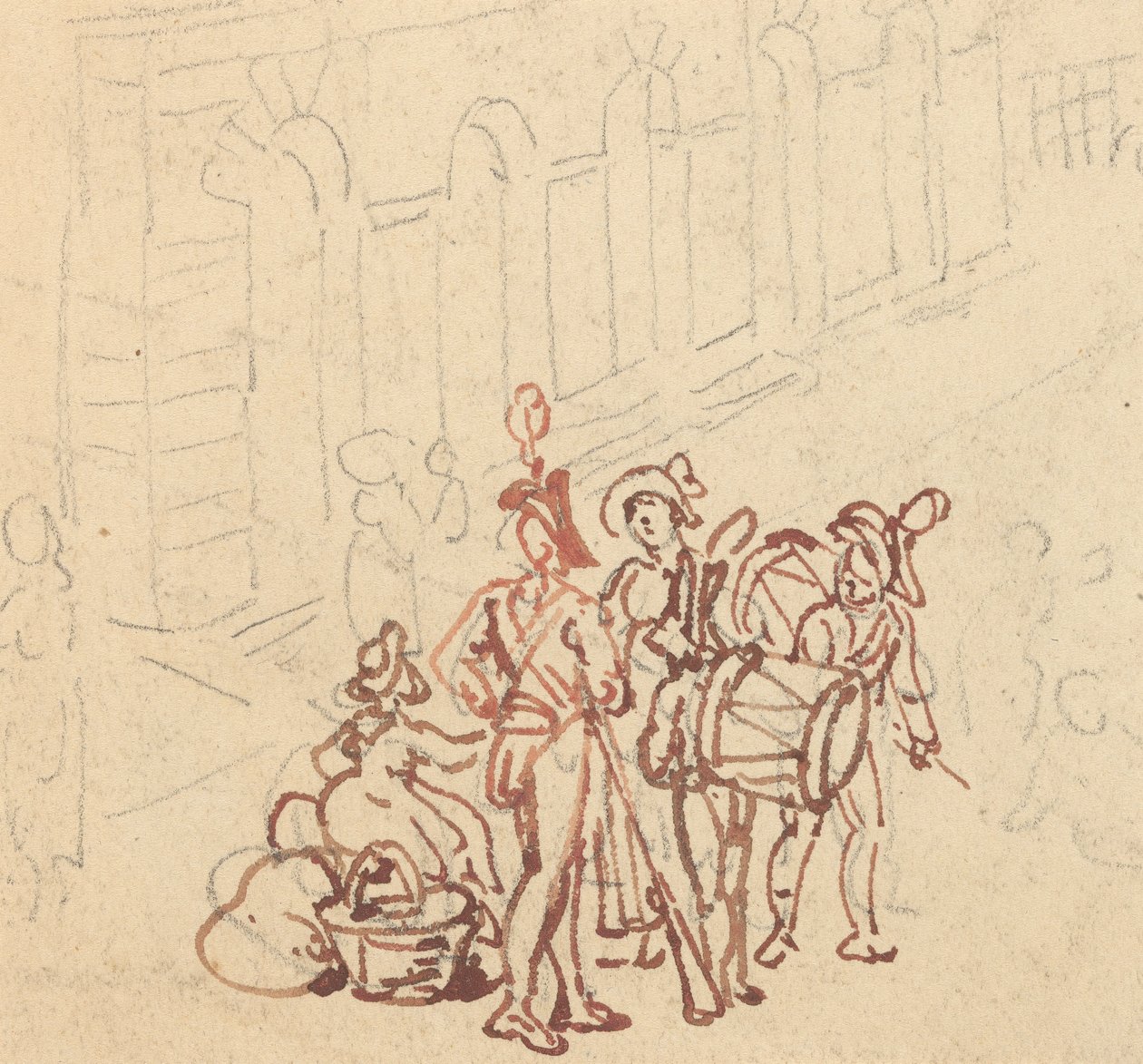 Albumtekening door Thomas Rowlandson