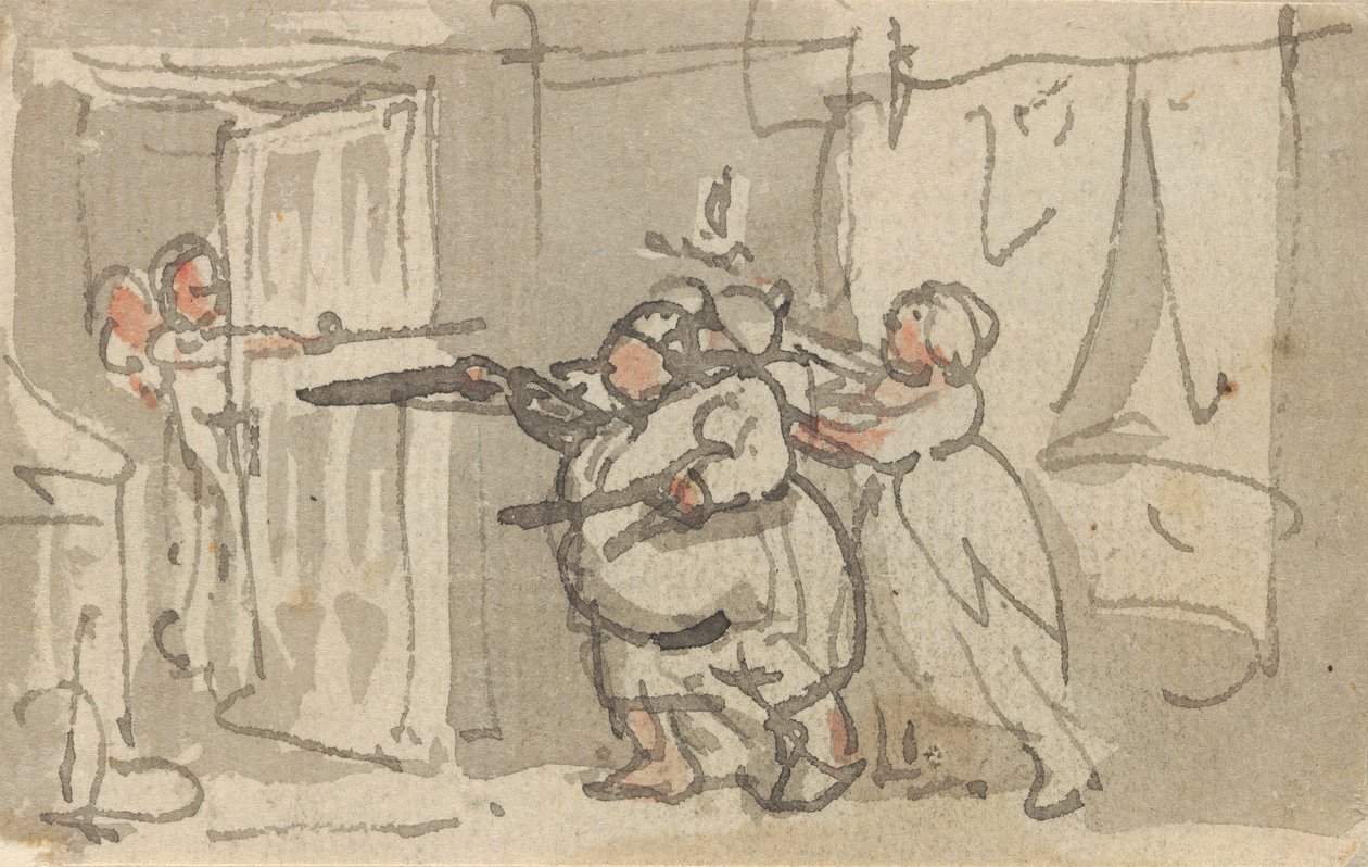 Albumtekening door Thomas Rowlandson