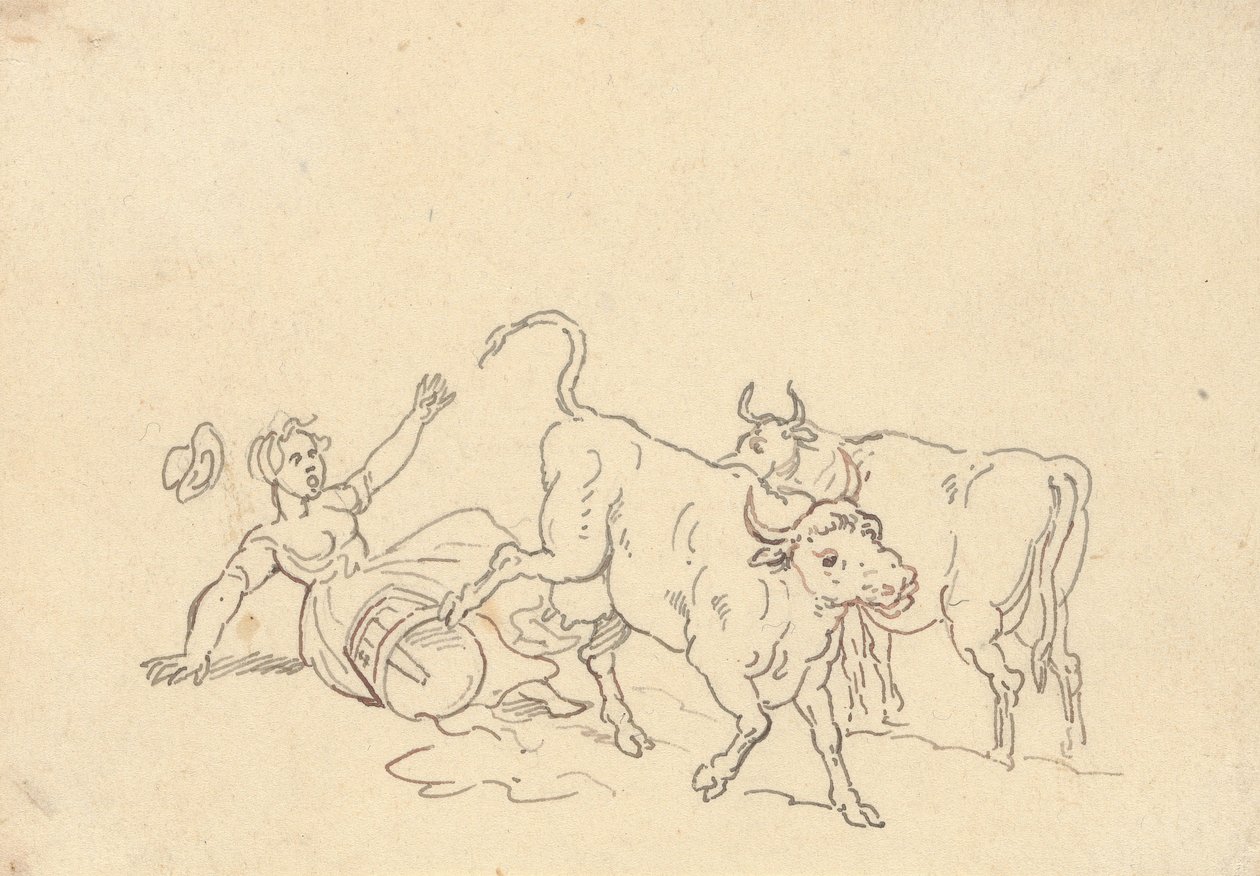 Albumtekening door Thomas Rowlandson