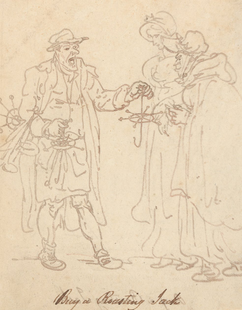 Albumtekening door Thomas Rowlandson