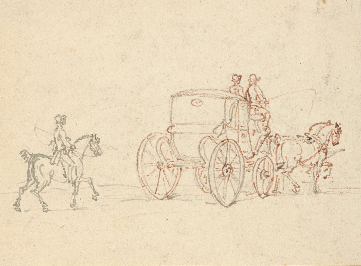 Albumtekening door Thomas Rowlandson