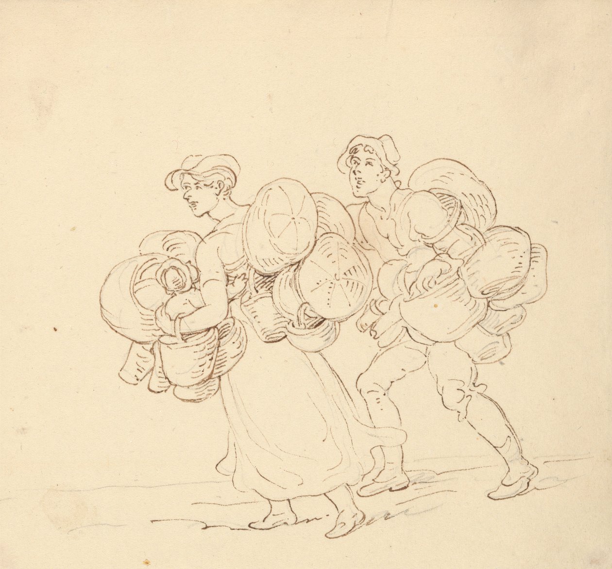 Albumtekening door Thomas Rowlandson