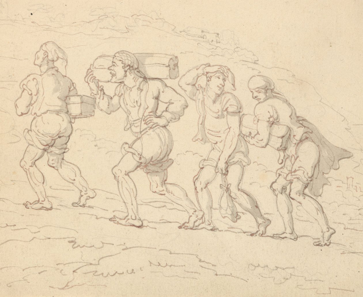 Albumtekening door Thomas Rowlandson