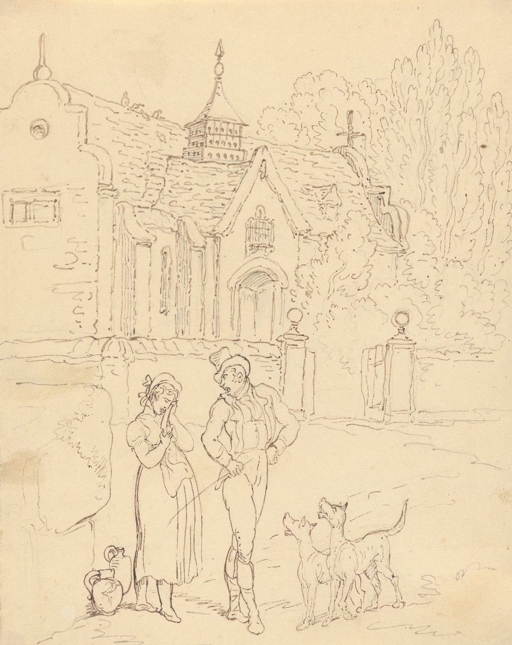 Albumtekening door Thomas Rowlandson