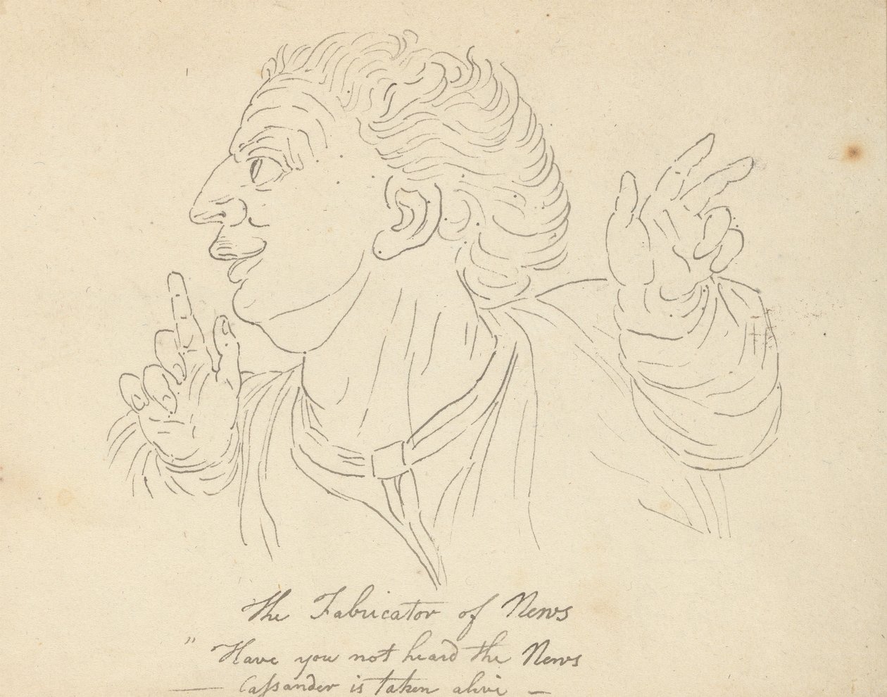 Albumtekening door Thomas Rowlandson