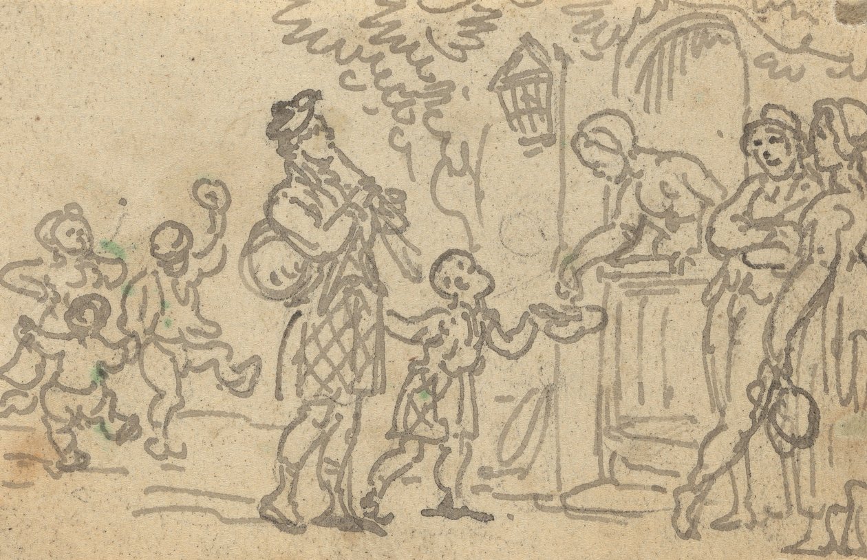 Albumtekening door Thomas Rowlandson