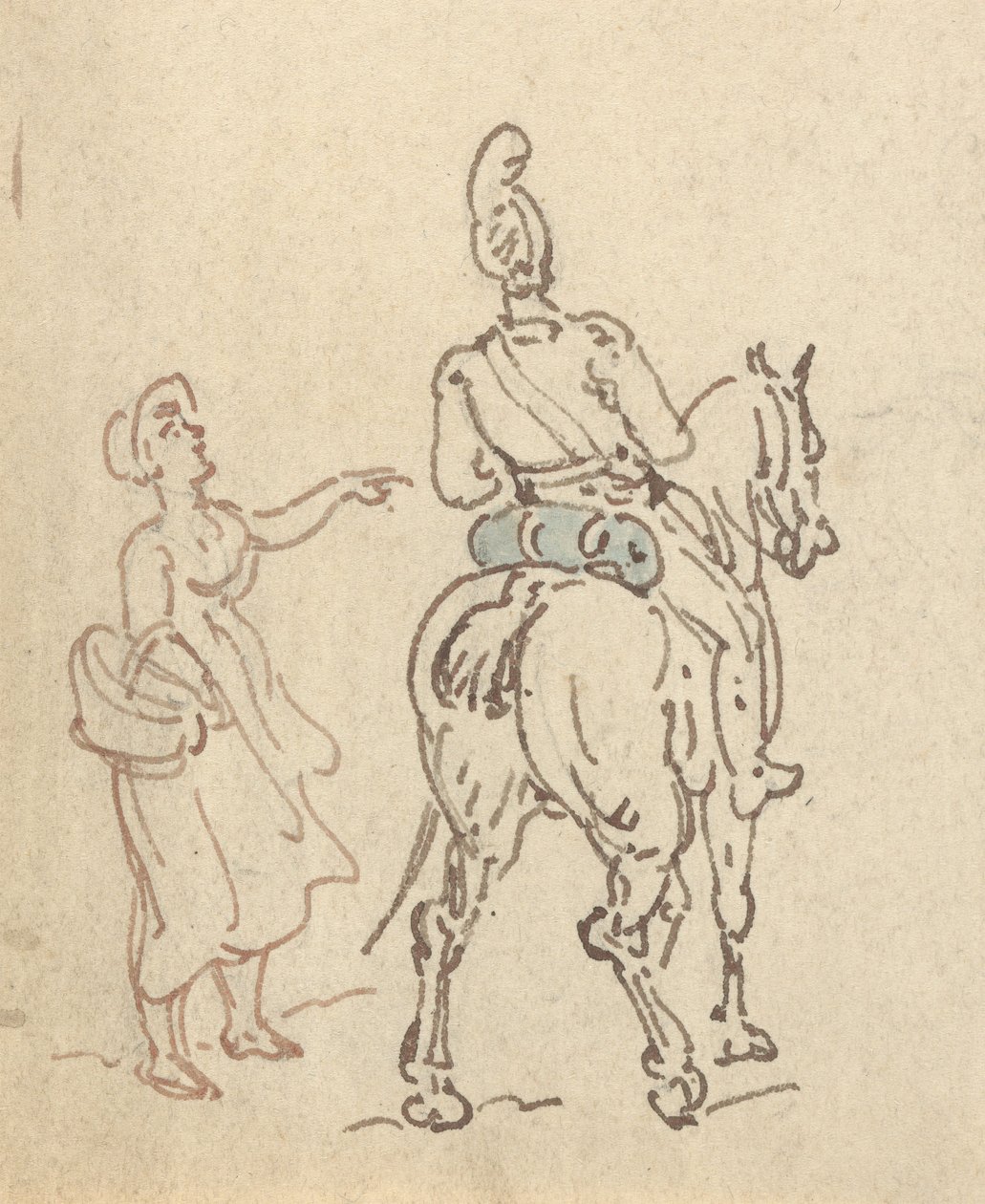 Albumtekening door Thomas Rowlandson