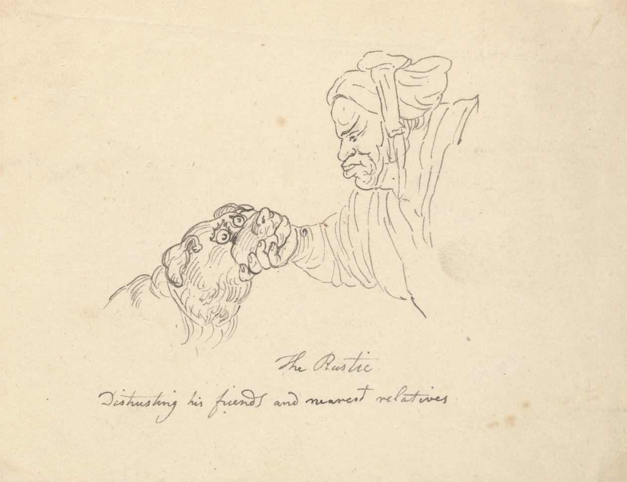 Albumtekening door Thomas Rowlandson