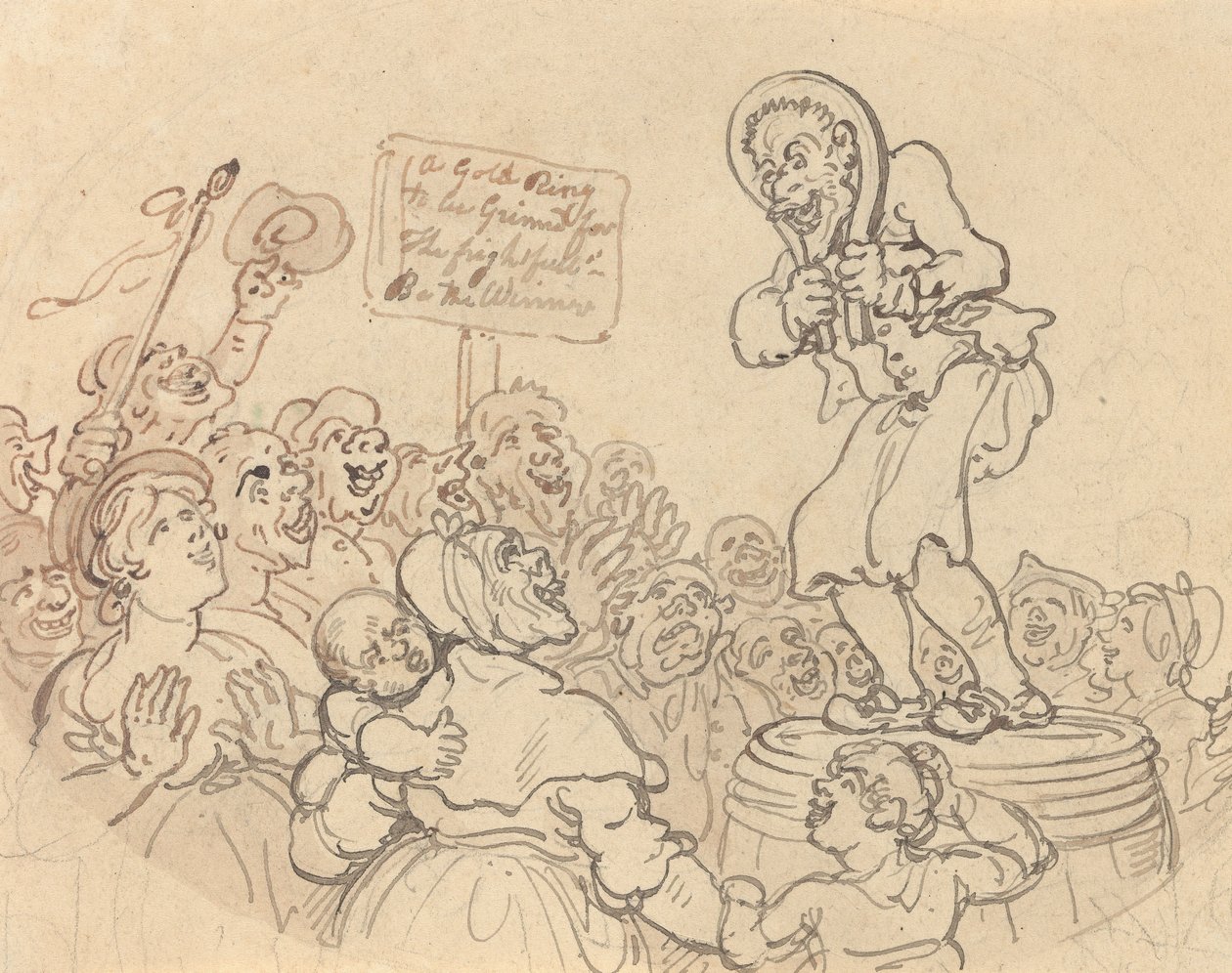 Albumtekening door Thomas Rowlandson