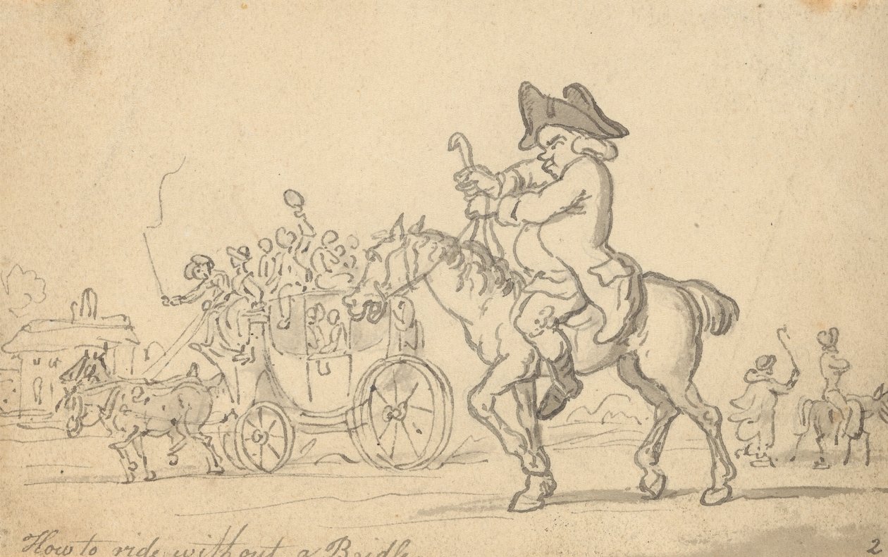 Albumtekening door Thomas Rowlandson