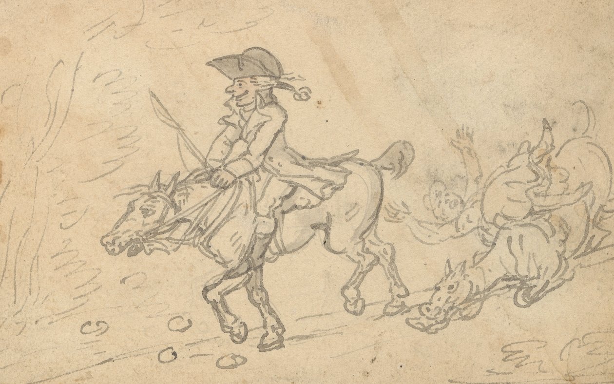 Albumtekening door Thomas Rowlandson