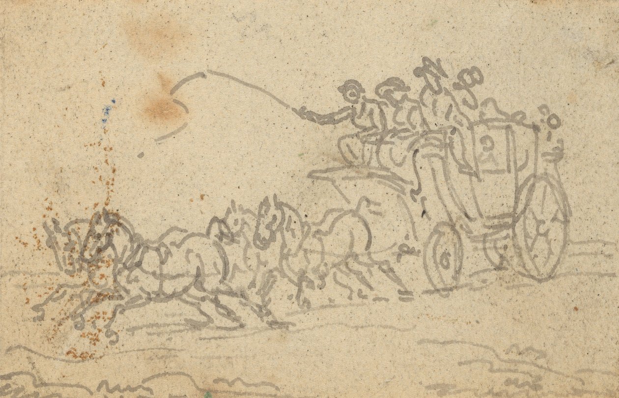 Albumtekening door Thomas Rowlandson