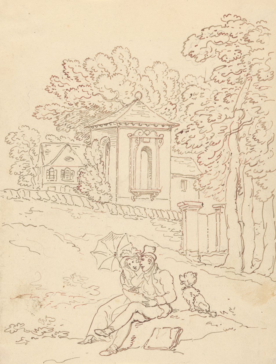Albumtekening door Thomas Rowlandson