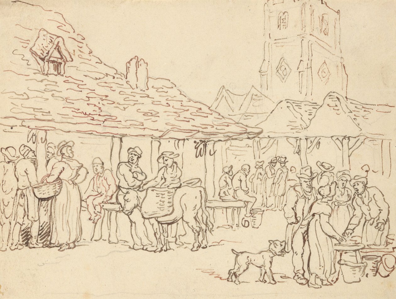 Albumtekening door Thomas Rowlandson