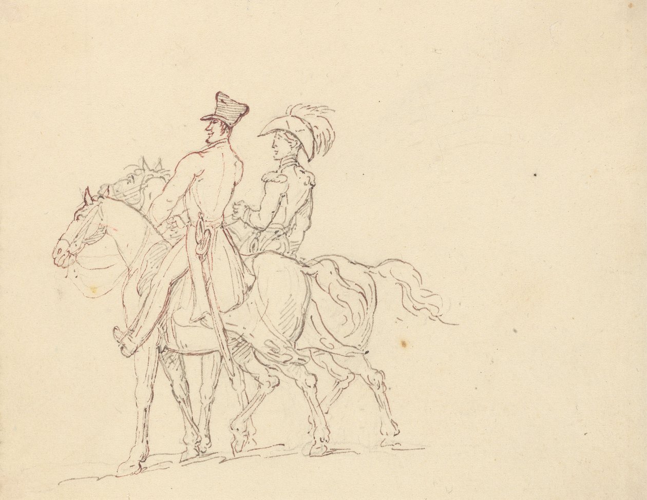 Albumtekening door Thomas Rowlandson
