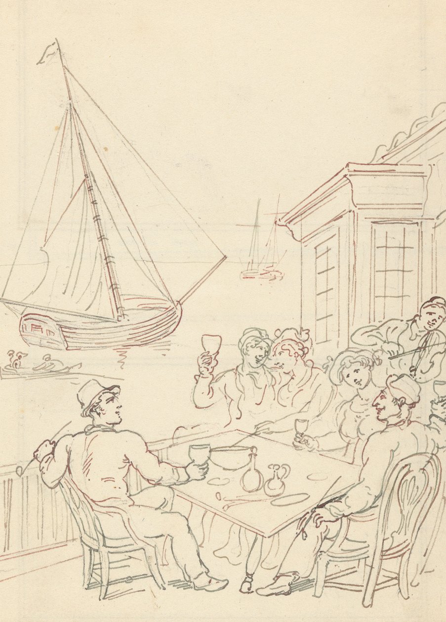 Albumtekening door Thomas Rowlandson