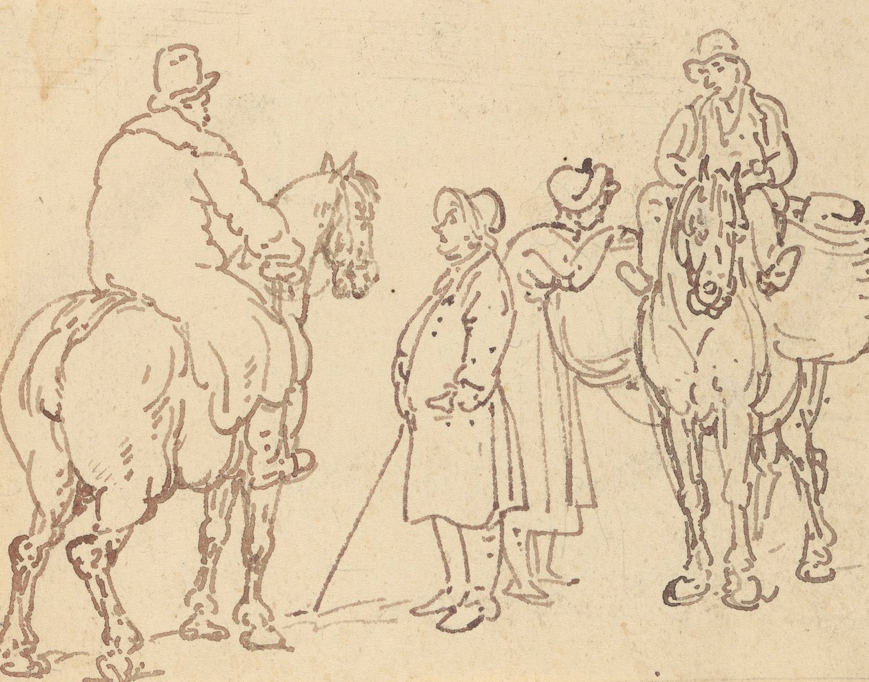 Albumtekening door Thomas Rowlandson
