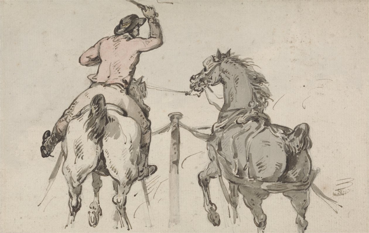 Een Engelse postiljon door Thomas Rowlandson