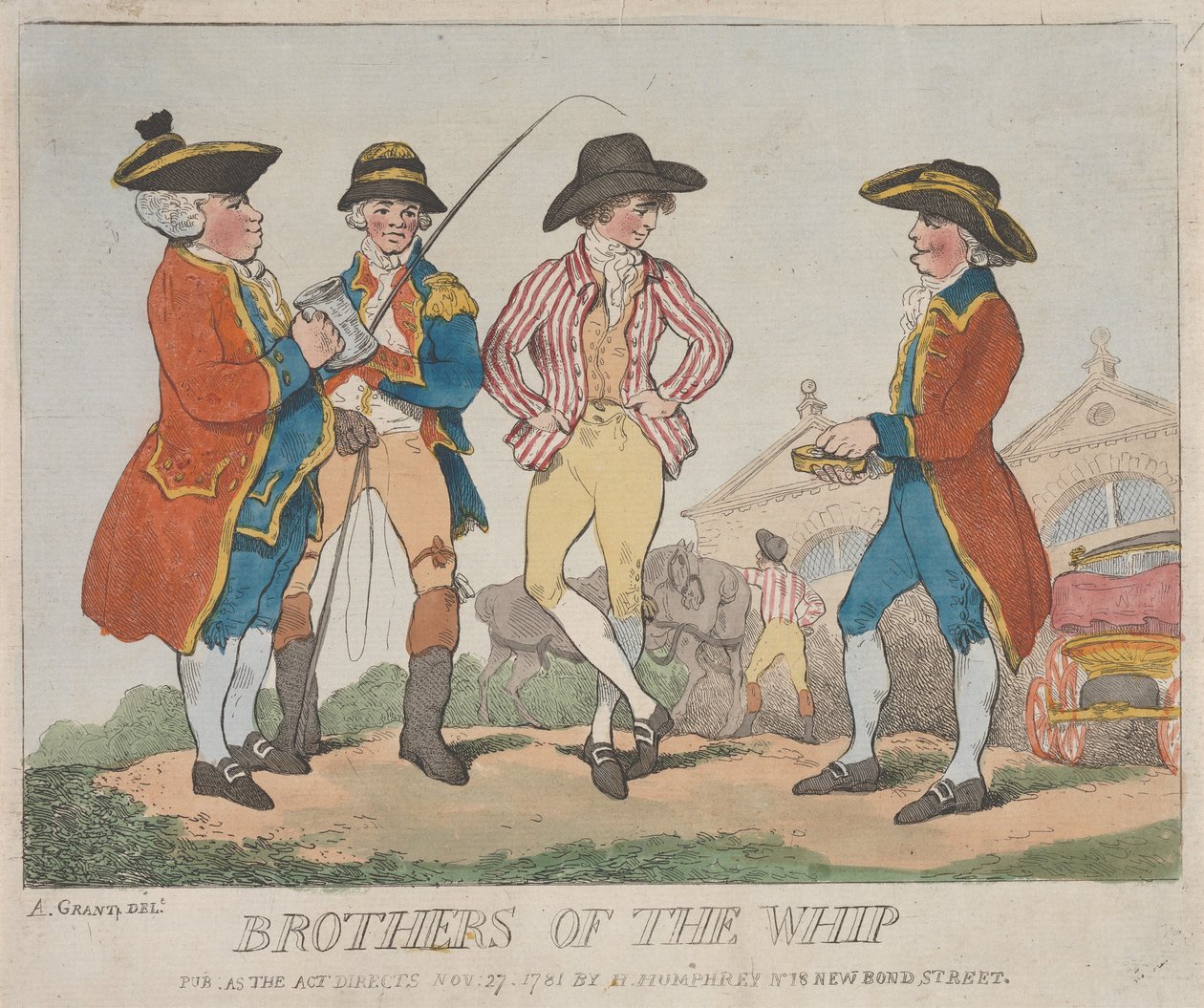 Broeders van de zweep door Thomas Rowlandson