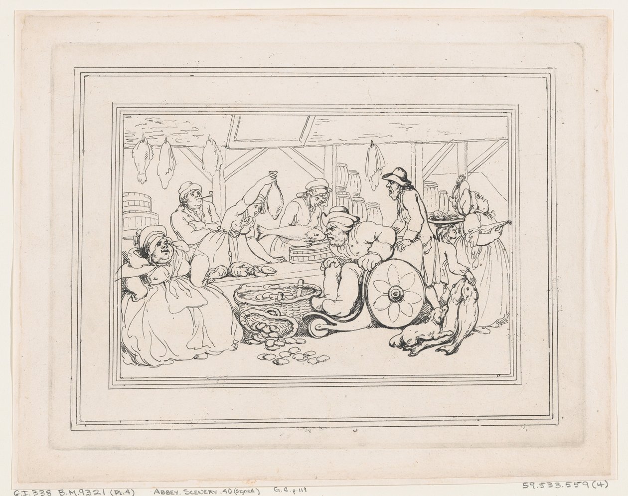 Comforts of Bath, plaat 4 door Thomas Rowlandson