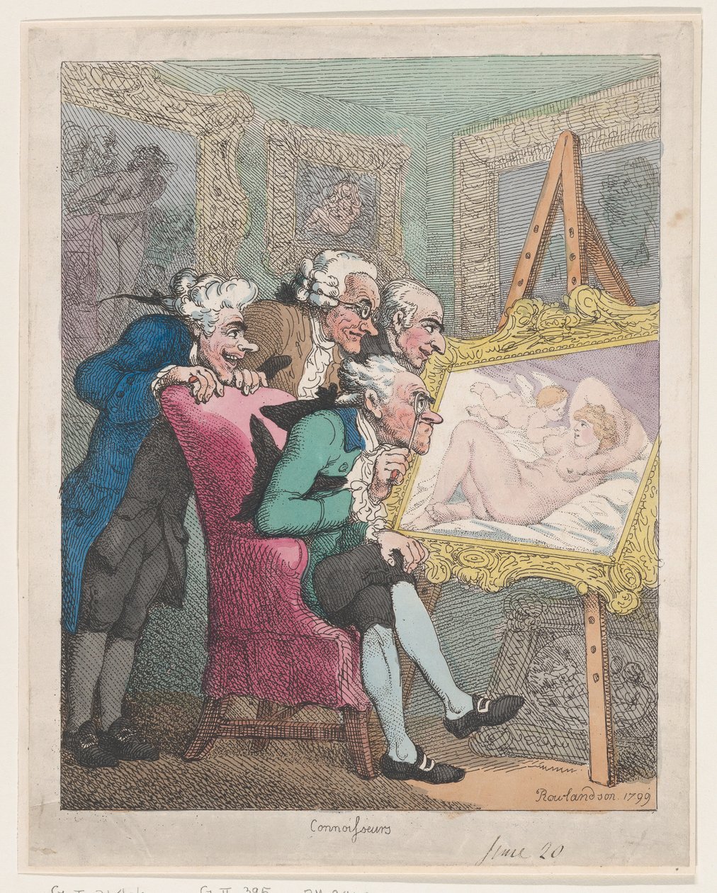 Kenners door Thomas Rowlandson