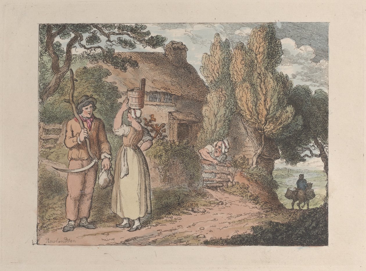 Cornwall, een toeschouwer door Thomas Rowlandson