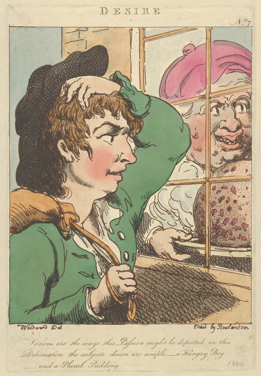 Verlangen, 1800 door Thomas Rowlandson