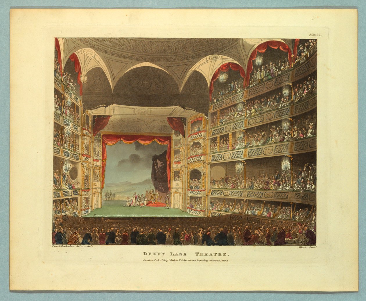 Drury Lane Theater uit Ackermann