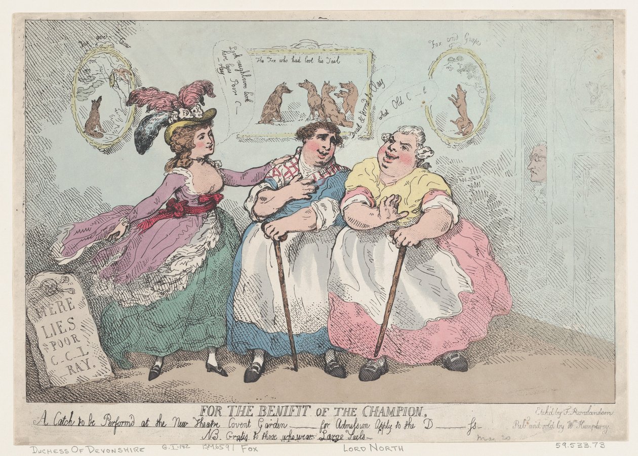 Ten voordele van de kampioen, 20 mei 1784 door Thomas Rowlandson