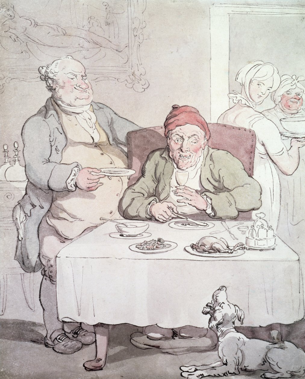 Vraatzucht door Thomas Rowlandson