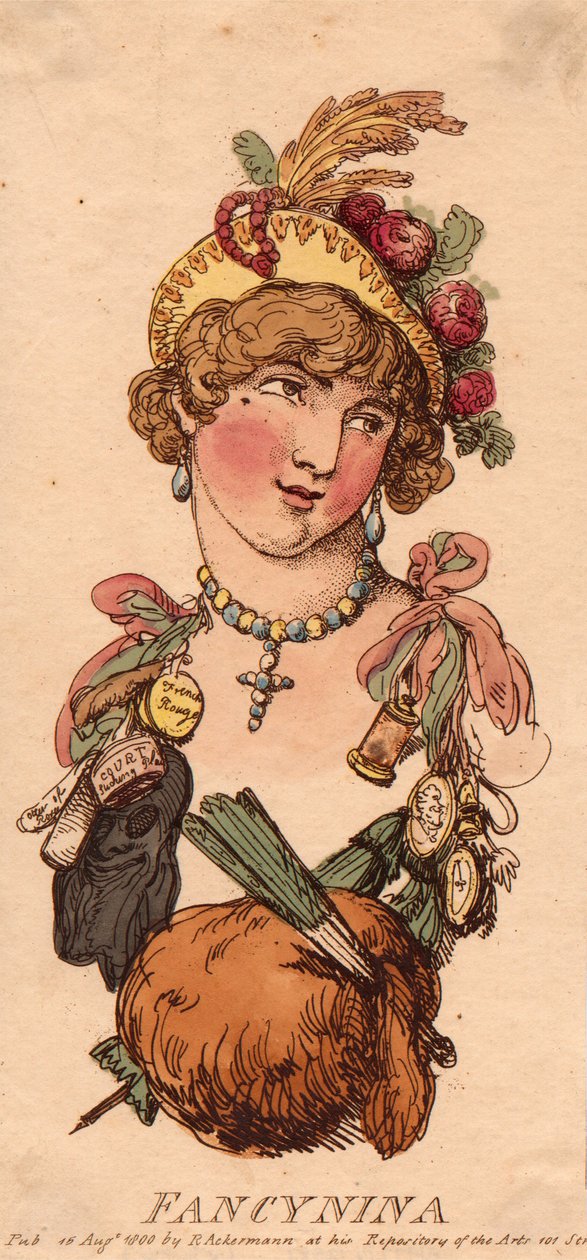 Leiders: Fancynina door Thomas Rowlandson