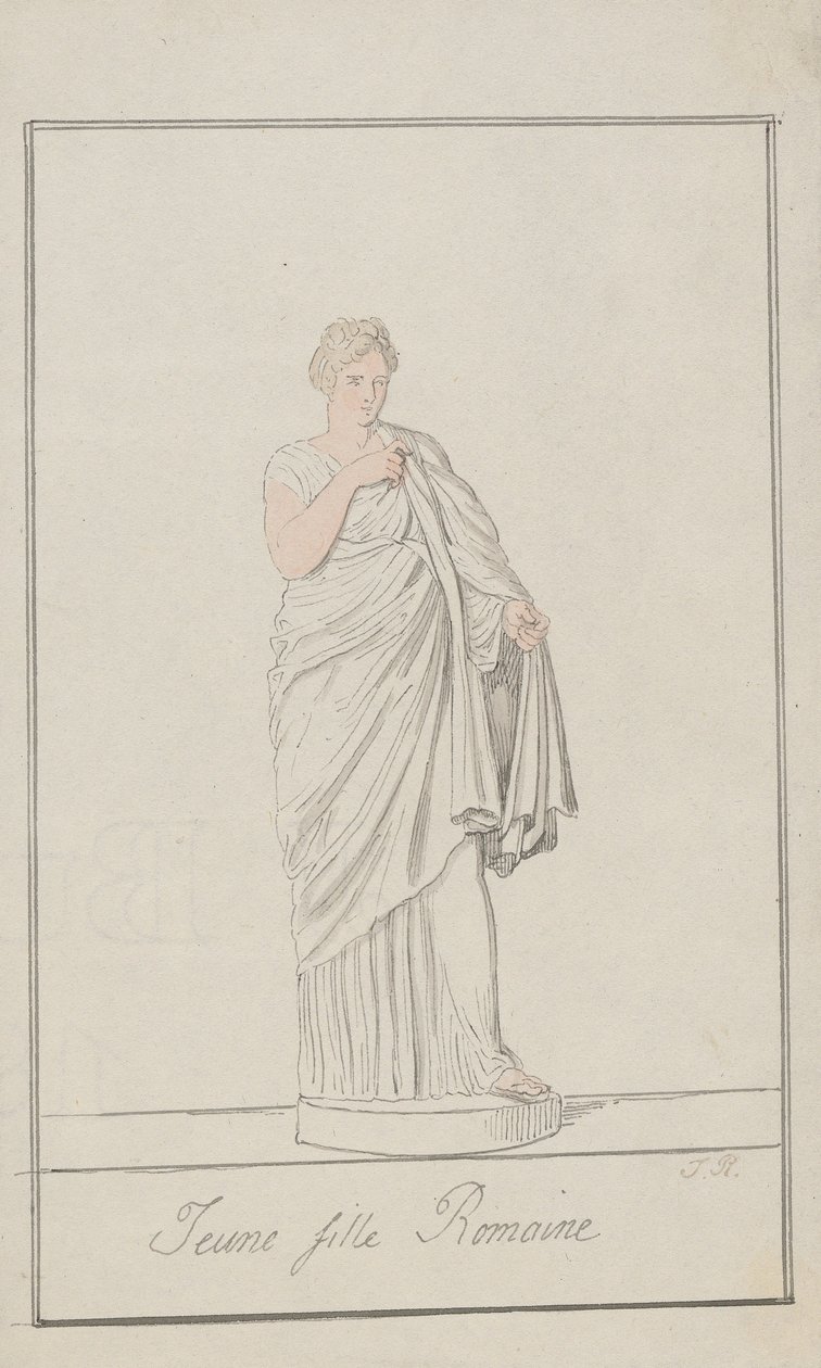 Romeins meisje door Thomas Rowlandson