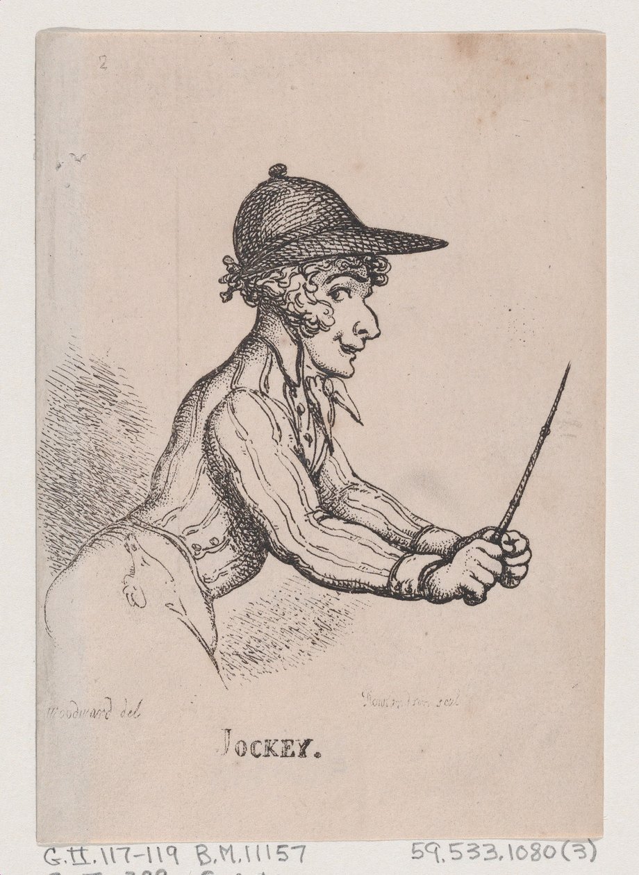 Jockey door Thomas Rowlandson