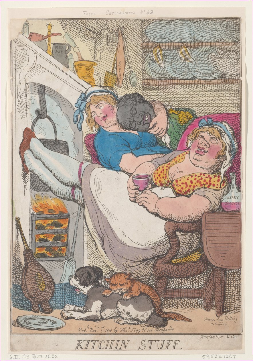 Kitchin Stuff, 1 november 1810 door Thomas Rowlandson