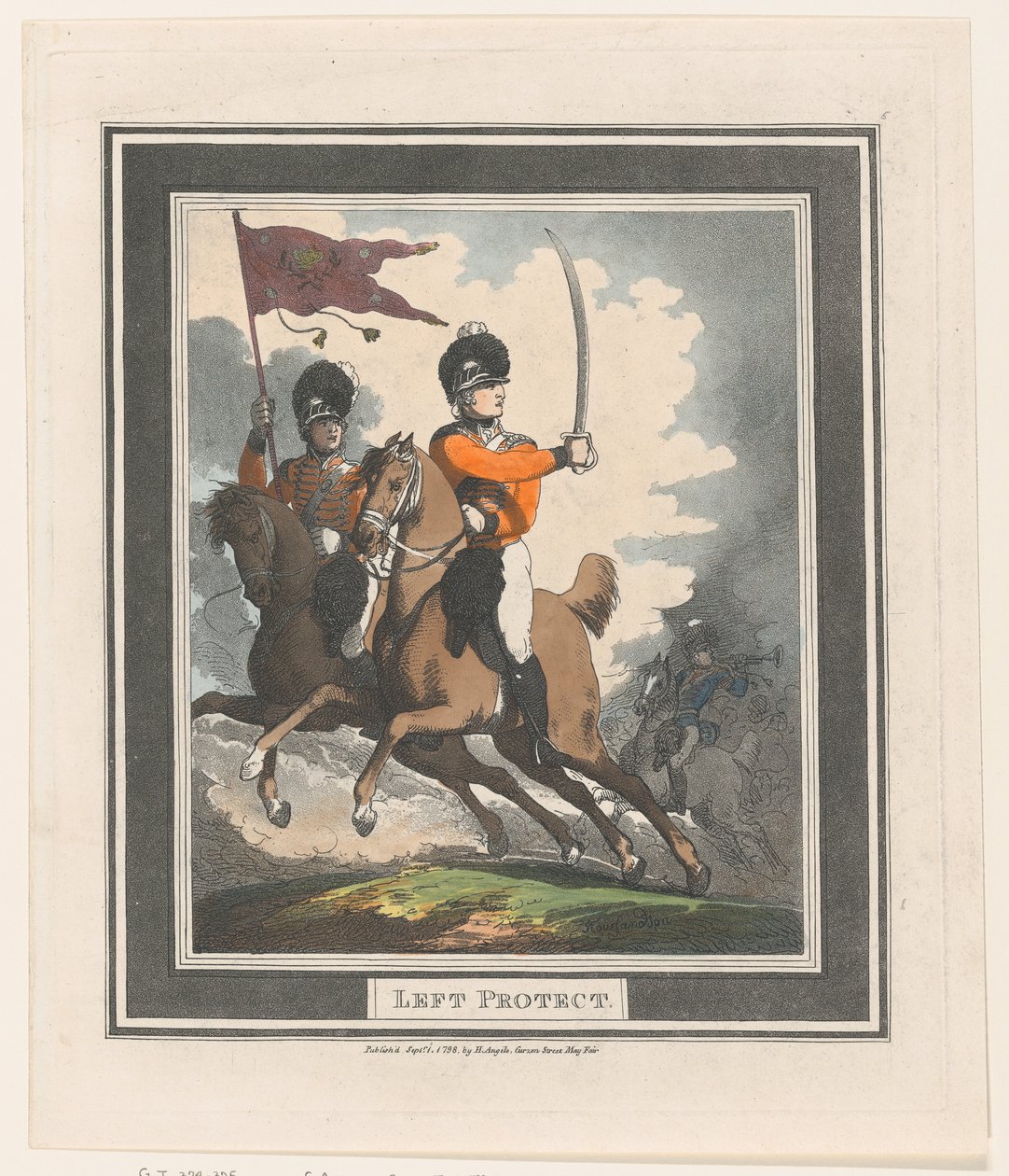 Linker Bescherming door Thomas Rowlandson